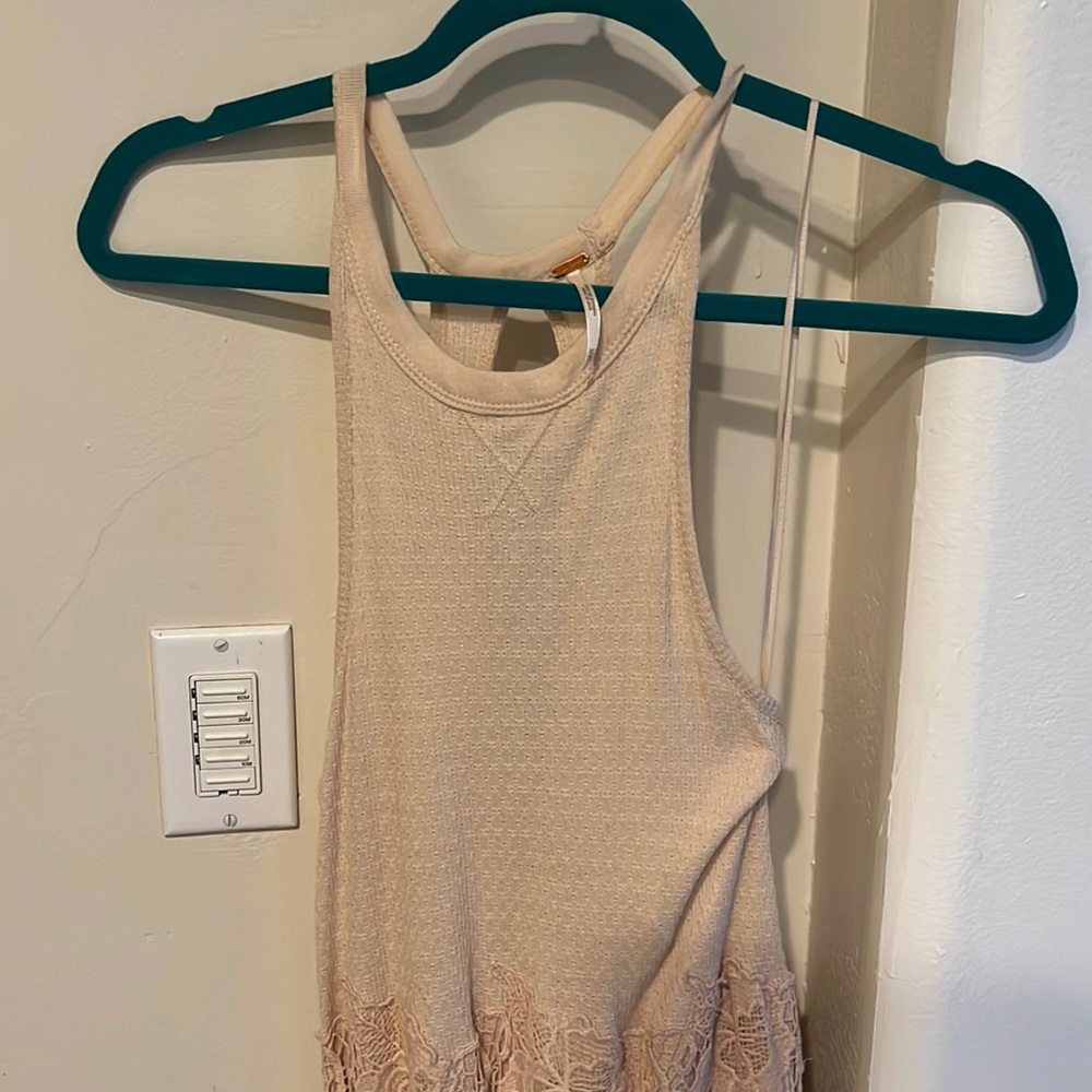 Free people xs tan dress